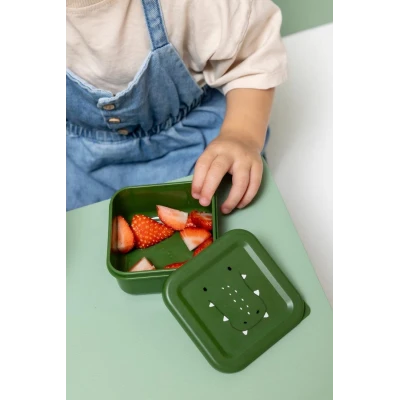 TRIXIE Zestaw pojemników na przekąski 3 szt. – Aligator Baby | Pan Piksel