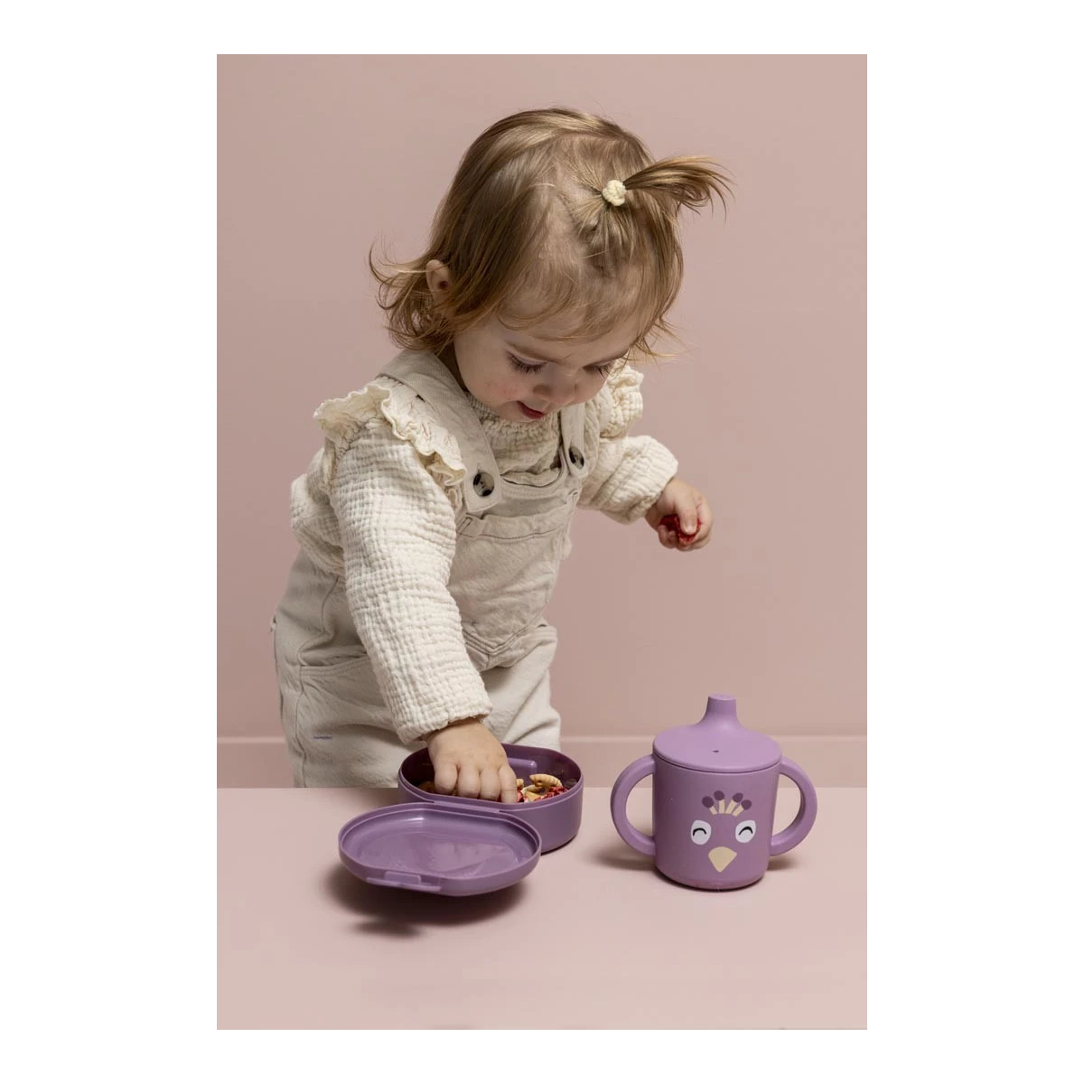 TRIXIE Zestaw pojemników na przekąski z klipsem 2 szt. Paw Baby | Pan Piksel