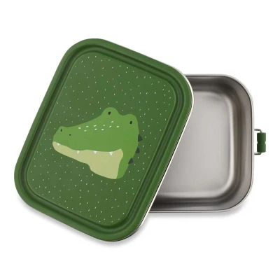 TRIXIE Mały stalowy lunch box Aligator Baby | Pan Piksel