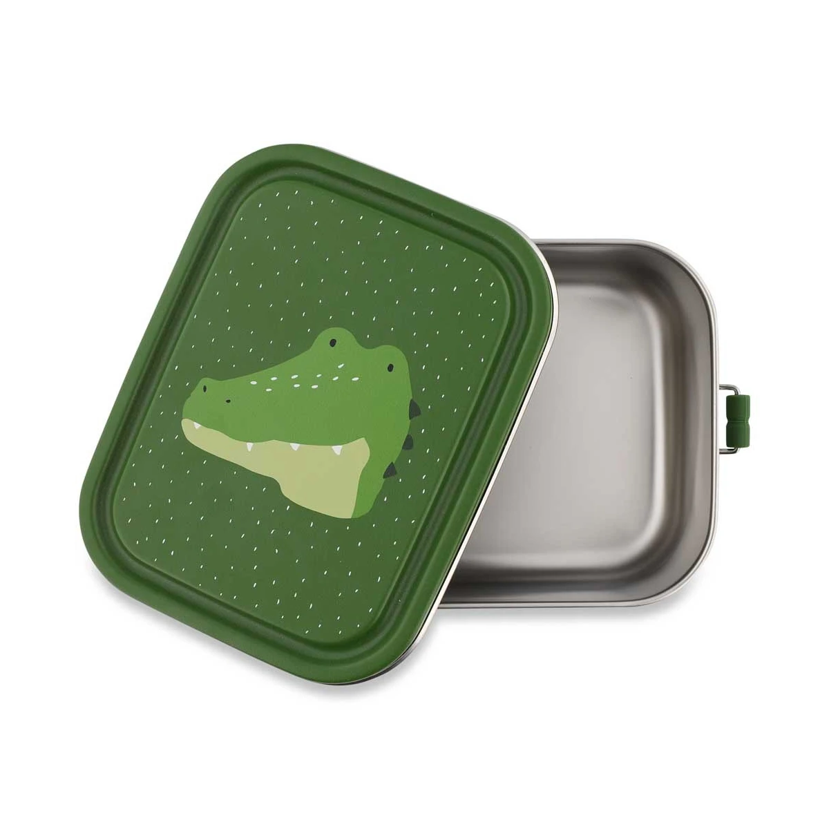 TRIXIE Mały stalowy lunch box Aligator Baby | Pan Piksel