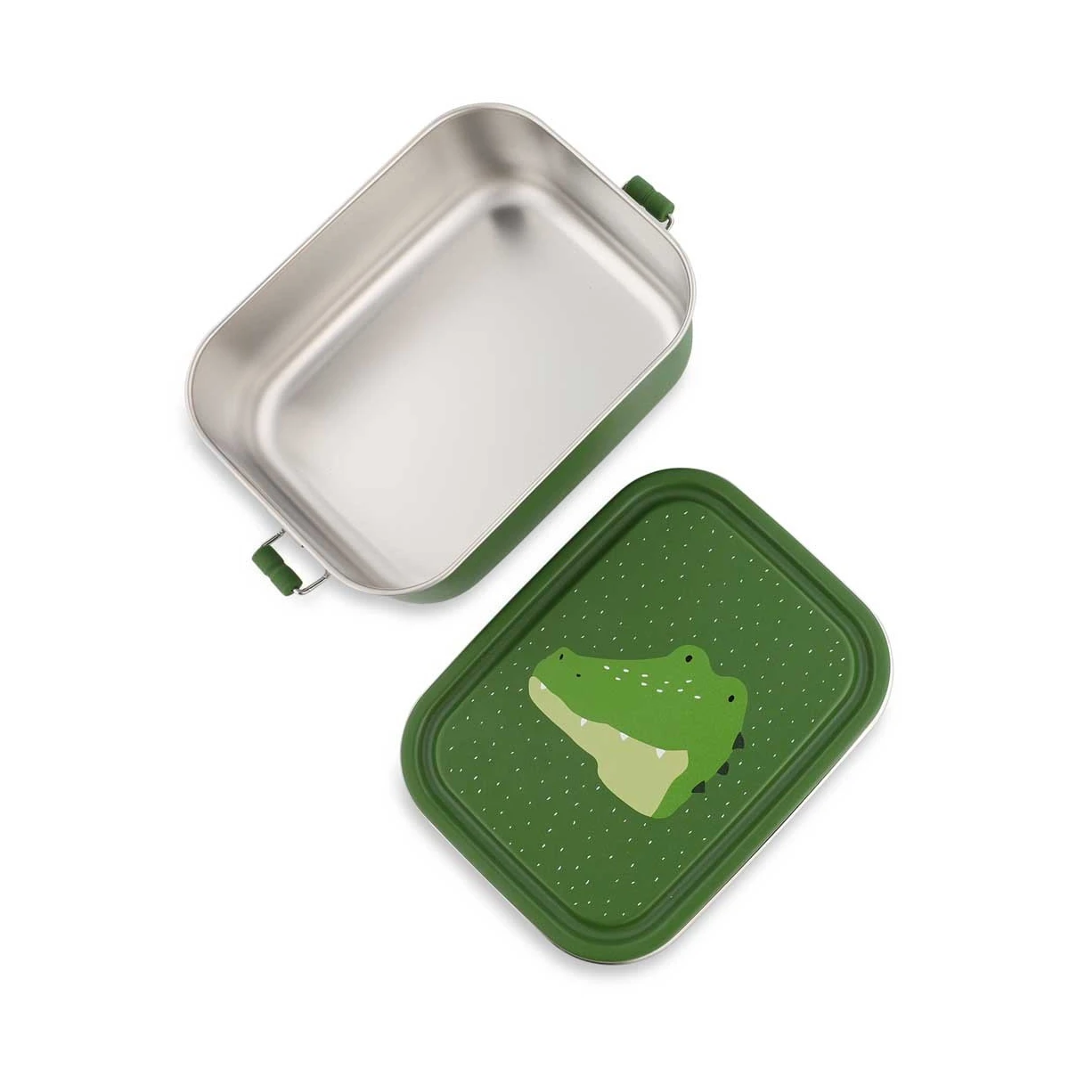 TRIXIE Mały stalowy lunch box Aligator Baby | Pan Piksel