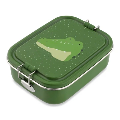 TRIXIE Mały stalowy lunch box Aligator Baby | Pan Piksel
