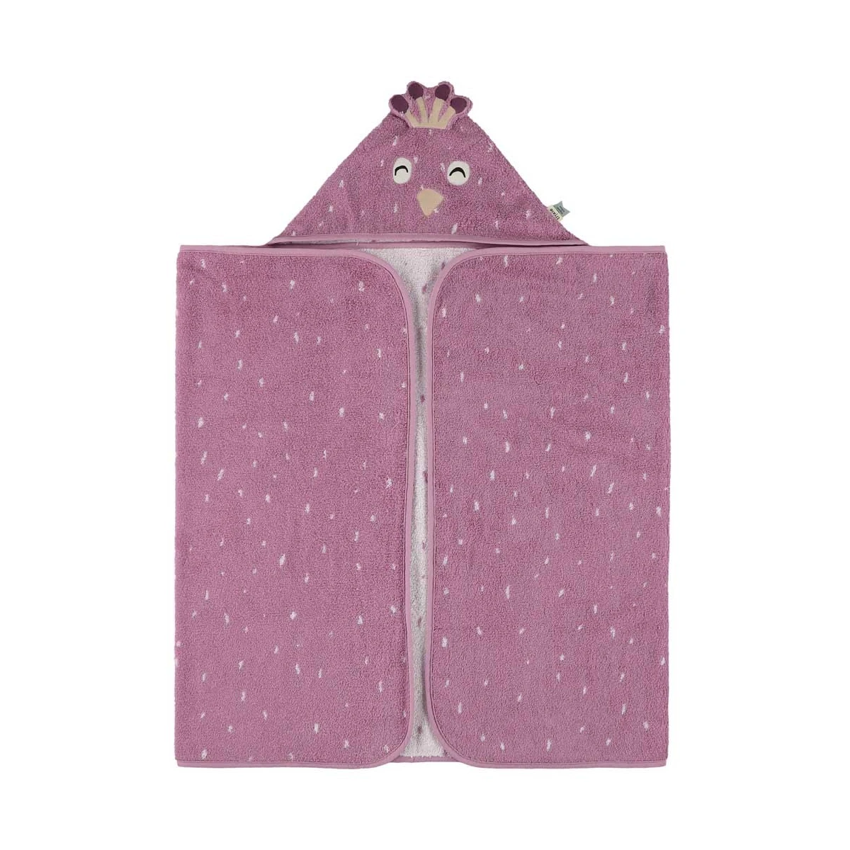 TRIXIE Ręcznik Kąpielowy z Kapturem 75 x 130 cm Paw Baby | Pan Piksel