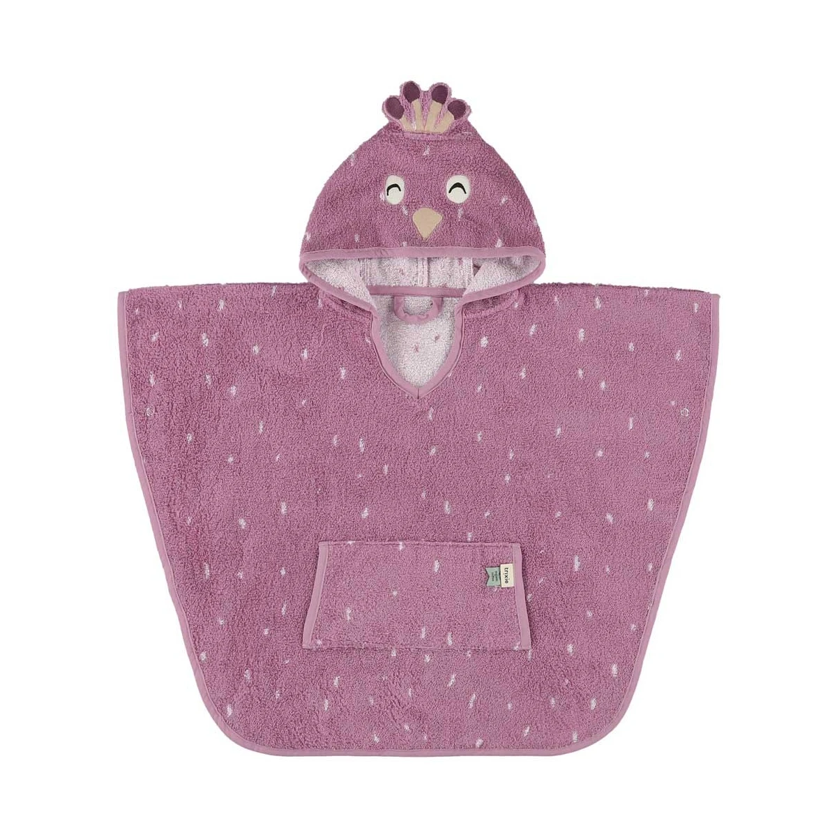 TRIXIE Ponczo Kąpielowe z Kapturem Paw Baby | Pan Piksel