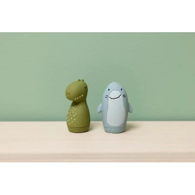 TRIXIE Zabawki do kąpieli tryskające wodą – Dino i Rekin Baby | Pan Piksel