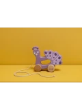 TRIXIE Drewniana zabawka do ciągnięcia Paw Baby | Pan Piksel