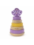 TRIXIE Drewniana zabawka piramida Paw Baby | Pan Piksel