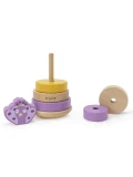 TRIXIE Drewniana zabawka piramida Paw Baby | Pan Piksel