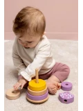 TRIXIE Drewniana zabawka piramida Paw Baby | Pan Piksel