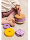 TRIXIE Drewniana zabawka piramida Paw Baby | Pan Piksel