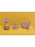 TRIXIE Drewniana zabawka piramida Paw Baby | Pan Piksel