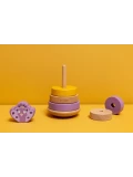 TRIXIE Drewniana zabawka piramida Paw Baby | Pan Piksel