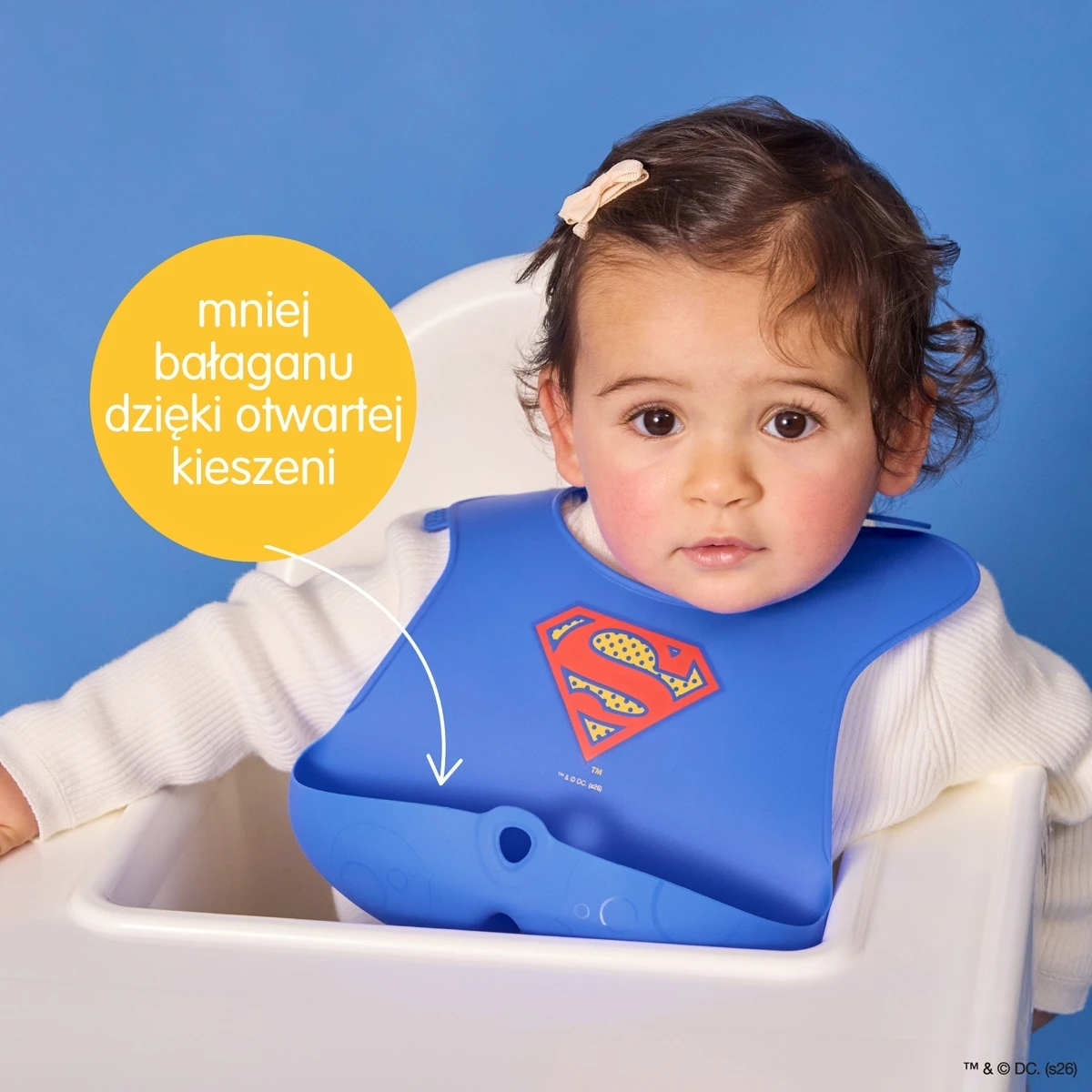B.BOX Superman by Śliniak z otwartą kieszonką | Pan Piksel