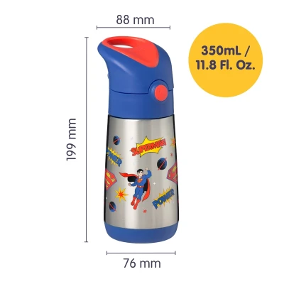 B.BOX Superman by Bidon termiczny 350 ml | Pan Piksel