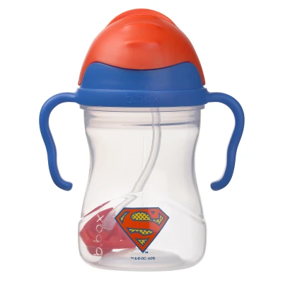 B.BOX Superman by Bidon ze słomką 240 ml | Pan Piksel