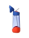 B.BOX Superman by Butelka na wodę tritanowa ze słomką 600 ml | Pan Piksel