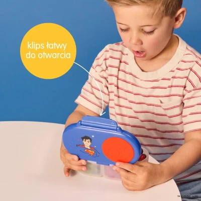 B.BOX Superman by Snackbox pojemnik na przekąski | Pan Piksel
