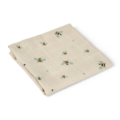 VANILLA COPENHAGEN Muślinowe pieluszki 6 pack 70x70 cm Honeybee | Pan Piksel