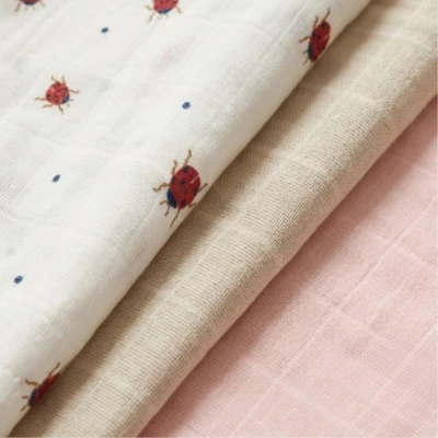 VANILLA COPENHAGEN Muślinowe pieluszki 6 pack 70x70 cm Ladybug | Pan Piksel