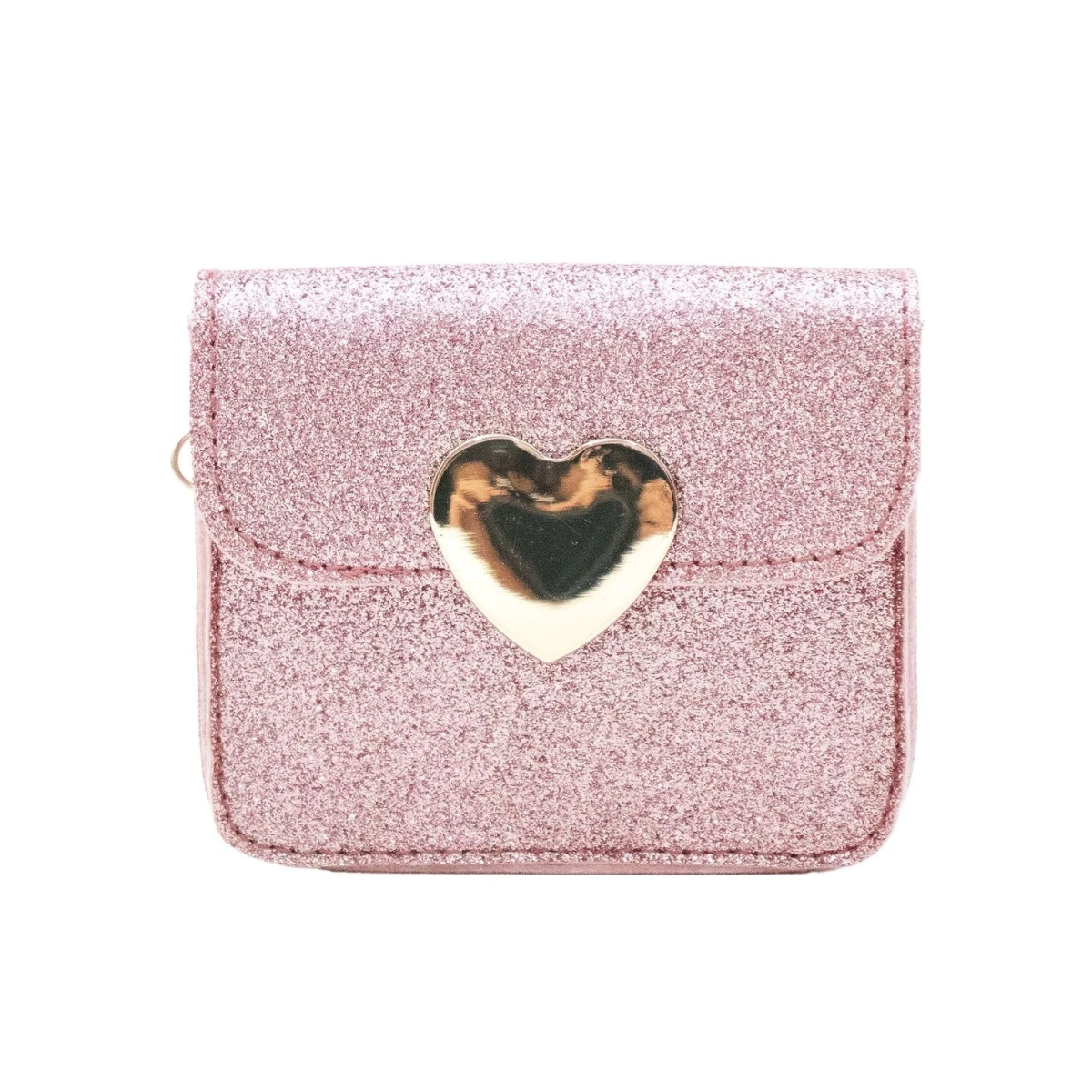 YUKO B. Torebka na ramię MINI LOVE – różowa | Pan Piksel