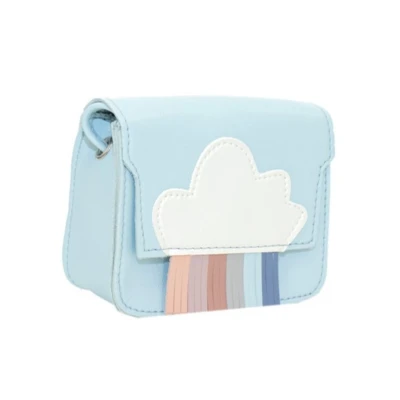 YUKO B. Torebka na ramię RAINBOW MINI niebieska | Pan Piksel