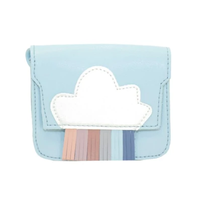 YUKO B. Torebka na ramię RAINBOW MINI niebieska | Pan Piksel