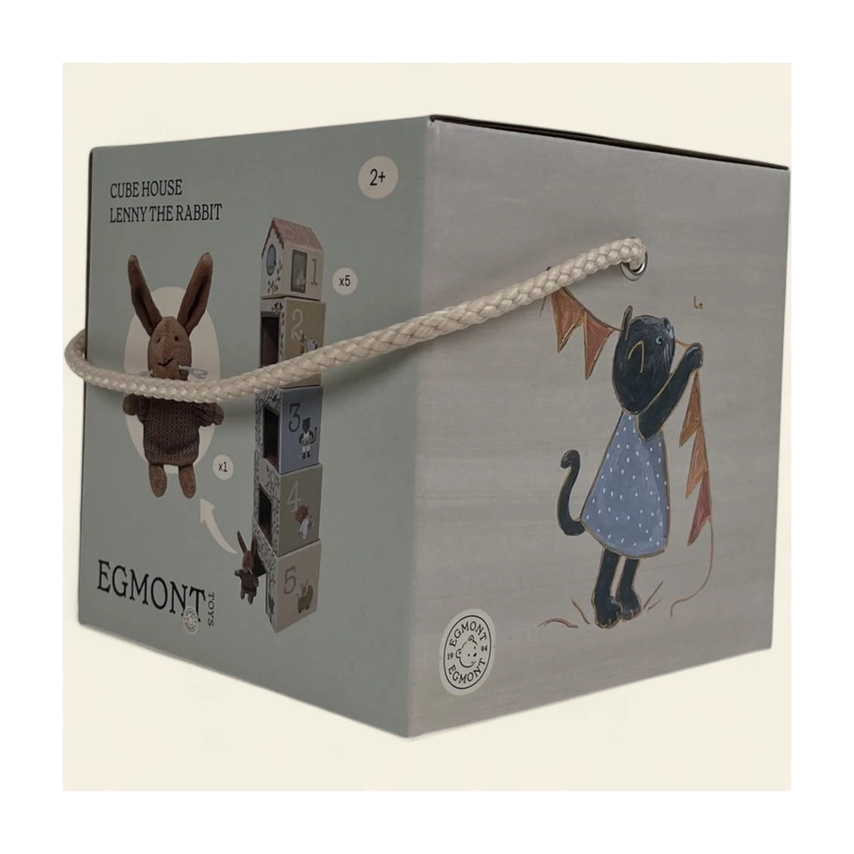 EGMONT TOYS Piramida domek z pluszowym Króliczkiem | Pan Piksel