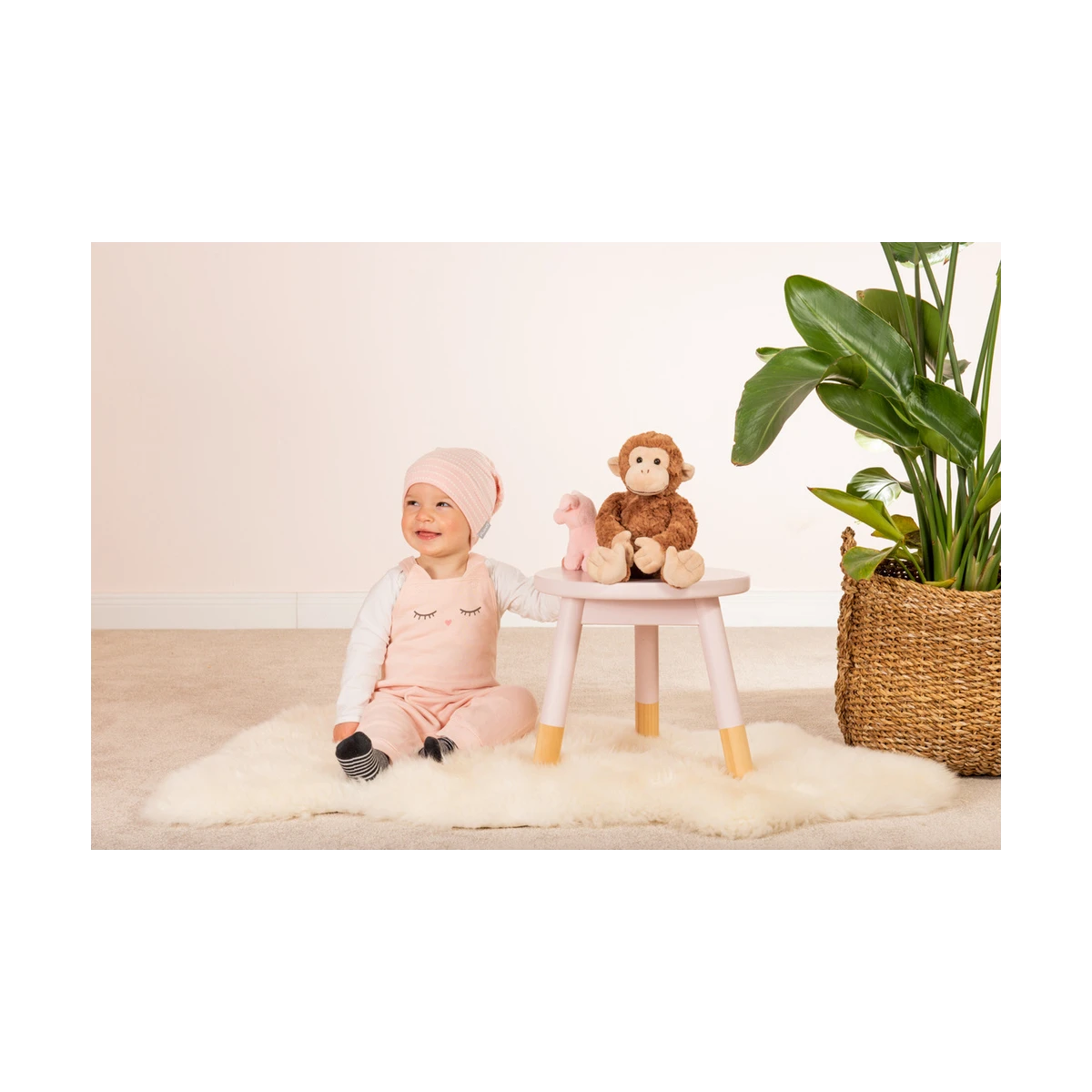 TEDDY HERMANN Małpka Carly 27 cm maskotka dla dzieci | Pan Piksel