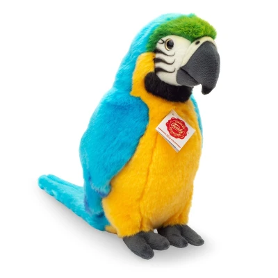 TEDDY HERMANN Maskotka Papuga Ara zwyczajna żółtobrzucha 27 cm | Pan Piksel