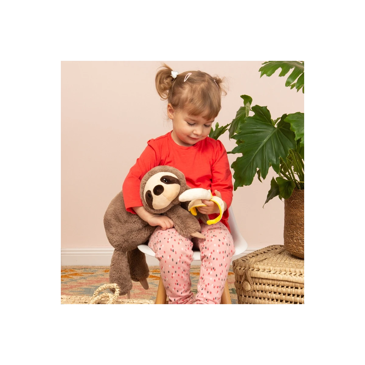 TEDDY HERMANN Maskotka Leniwiec Helge 48 cm | Pan Piksel