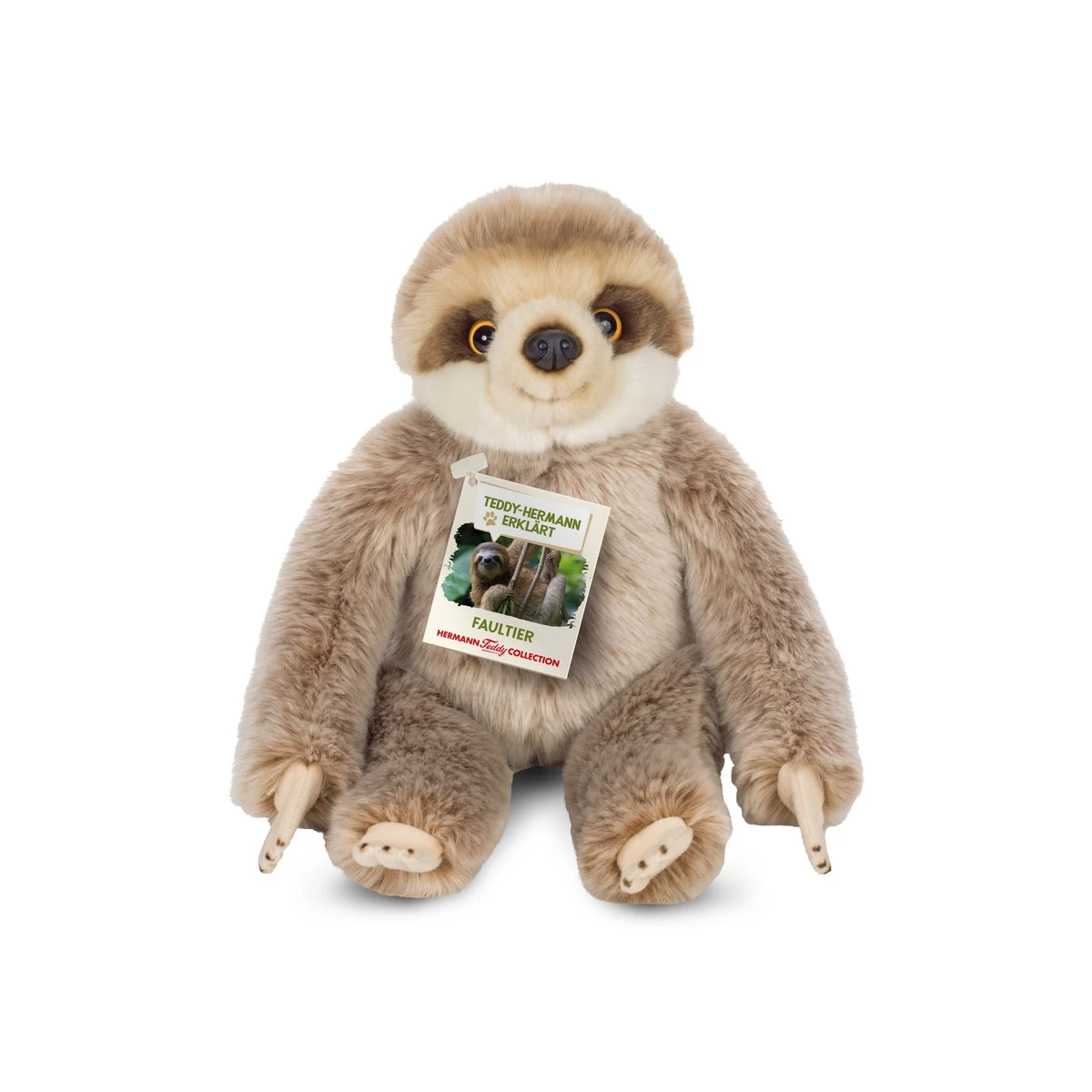 TEDDY HERMANN Maskotka Leniwiec 22 cm | Pan Piksel
