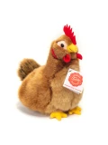 TEDDY HERMANN Kura Brązowa Siedząca 16 cm maskotka dla dzieci | Pan Piksel