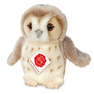 TEDDY HERMANN Maskotka sowa beżowa 20 cm | Pan Piksel