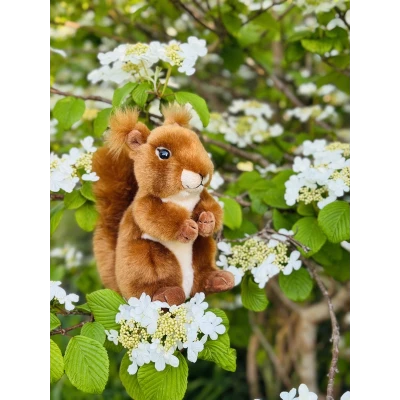 TEDDY HERMANN Maskotka Wiewiórka 17 cm | Pan Piksel
