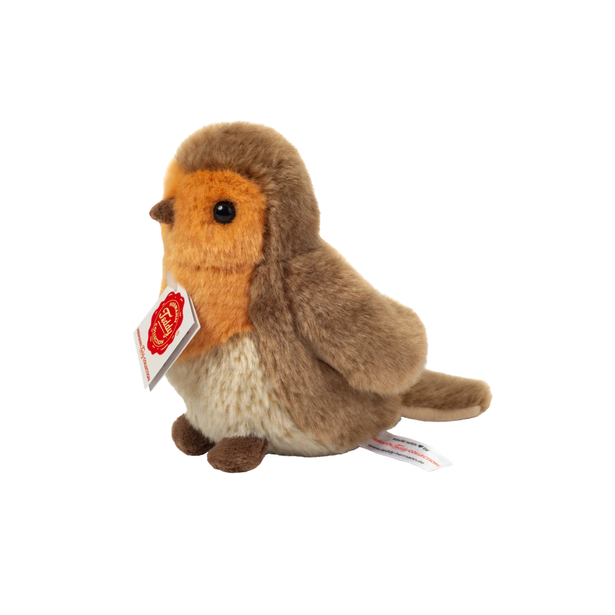 TEDDY HERMANN Maskotka Rudzik 15 cm | Pan Piksel