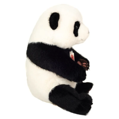 TEDDY HERMANN Maskotka Miś Pluszowy Panda siedząca 28 cm | Pan Piksel