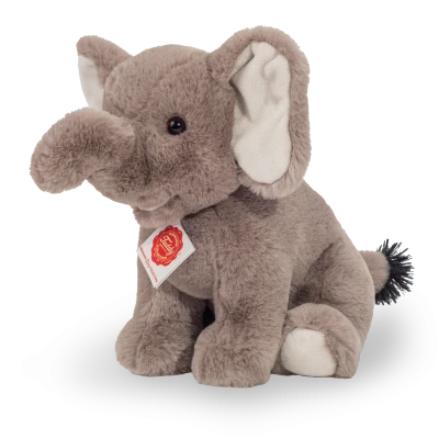 TEDDY HERMANN Maskotka Słonik siedzący 25 cm | Pan Piksel