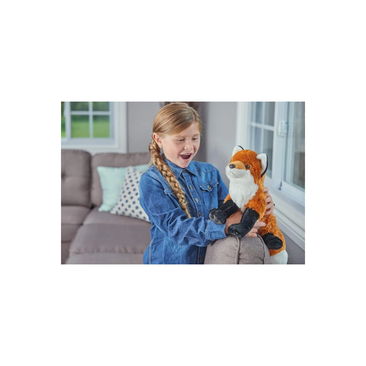 WILD REPUBLIC Lis maskotka dla dziecka 30 cm Cuddlekins | Pan Piksel