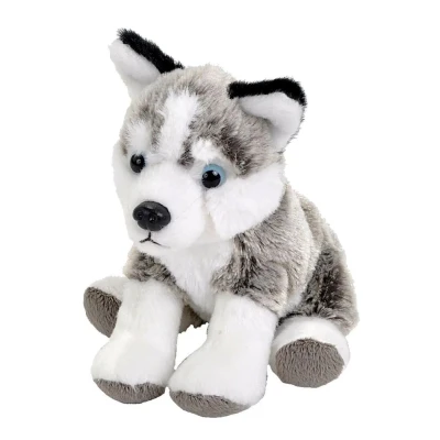 WILD REPUBLIC Piesek Husky maskotka dla dziecka 12 cm Eco Pocketkins | Pan Piksel