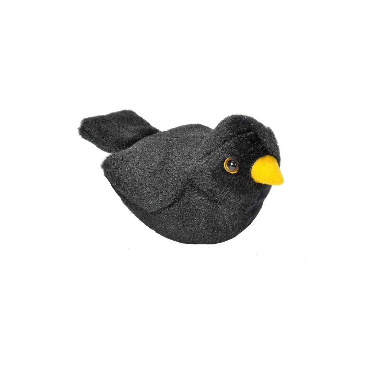 WILD REPUBLIC Kos maskotka ptaszek z dźwiękiem 13 cm RSPB | Pan Piksel