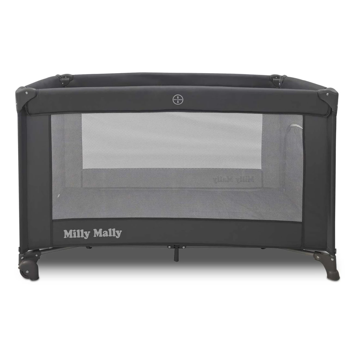 Milly Mally Łóżeczko turystyczne Mirage Dark Grey | Pan Piksel