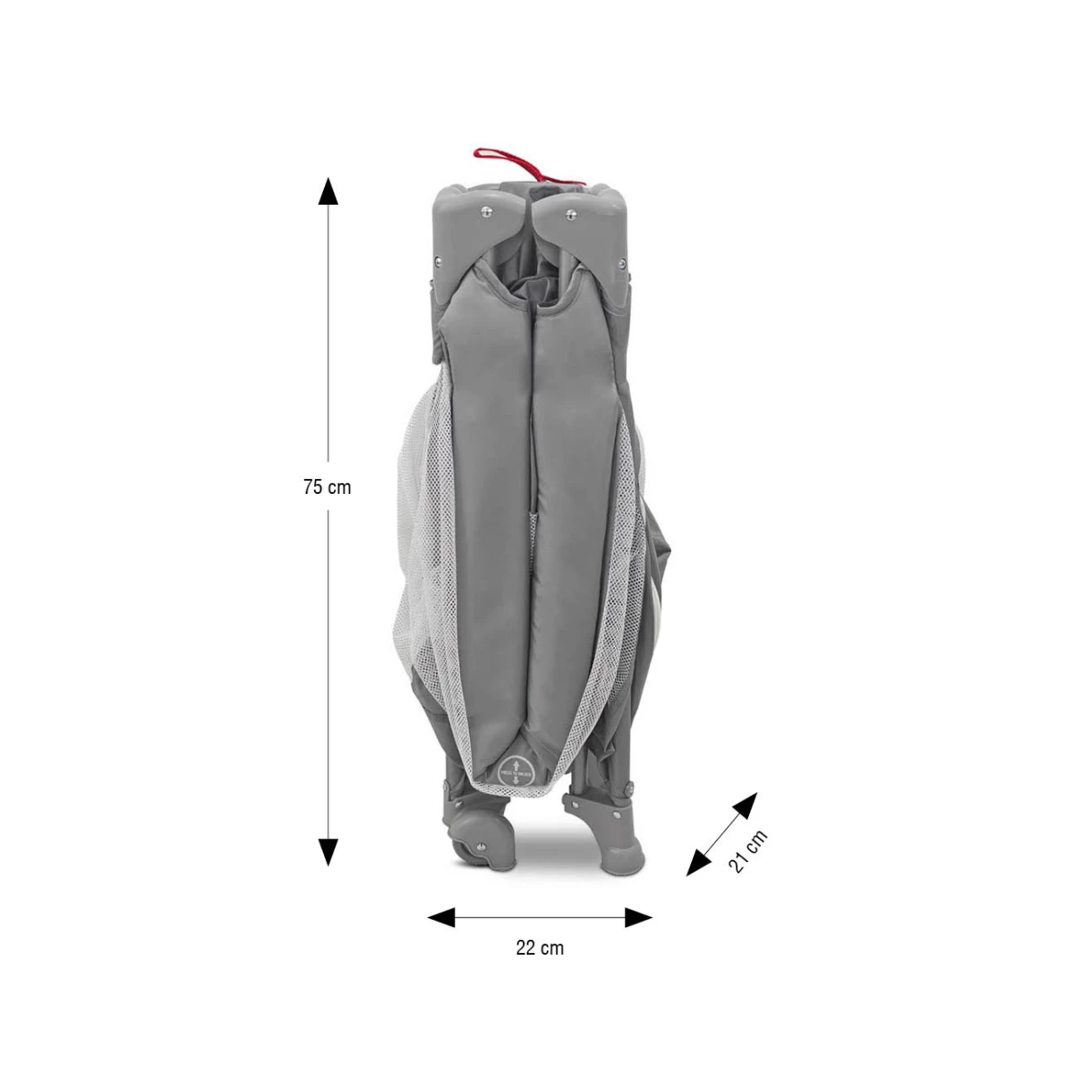 Milly Mally Łóżeczko turystyczne Mirage Grey | Pan Piksel