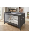 Milly Mally Łóżeczko turystyczne Mirage Dark Grey | Pan Piksel
