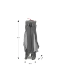 Milly Mally Łóżeczko turystyczne Mirage Dark Grey | Pan Piksel