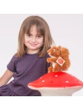 TEDDY HERMANN Maskotka mała Wiewiórka 14 cm | Pan Piksel