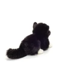 TEDDY HERMANN Kot Czarno-biały wiotki 30 cm maskotka dla dzieci | Pan Piksel