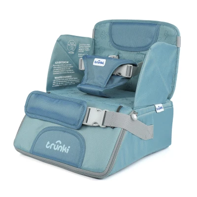 TRUNKI Przenośne krzesełko podwyższające Niebieskie | Pan Piksel