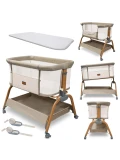 Łóżeczko dostawne Nino Beige Milly Mally | Pan Piksel