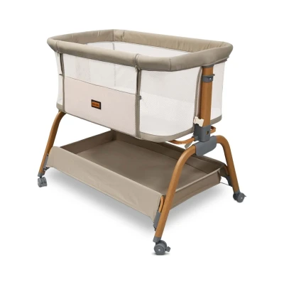 Milly Mally Łóżeczko Dostawne Nino Beige | Pan Piksel