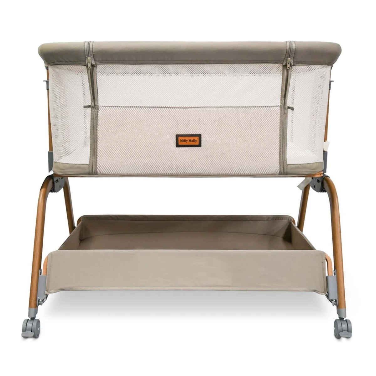 Łóżeczko dostawne Nino Beige Milly Mally | Pan Piksel
